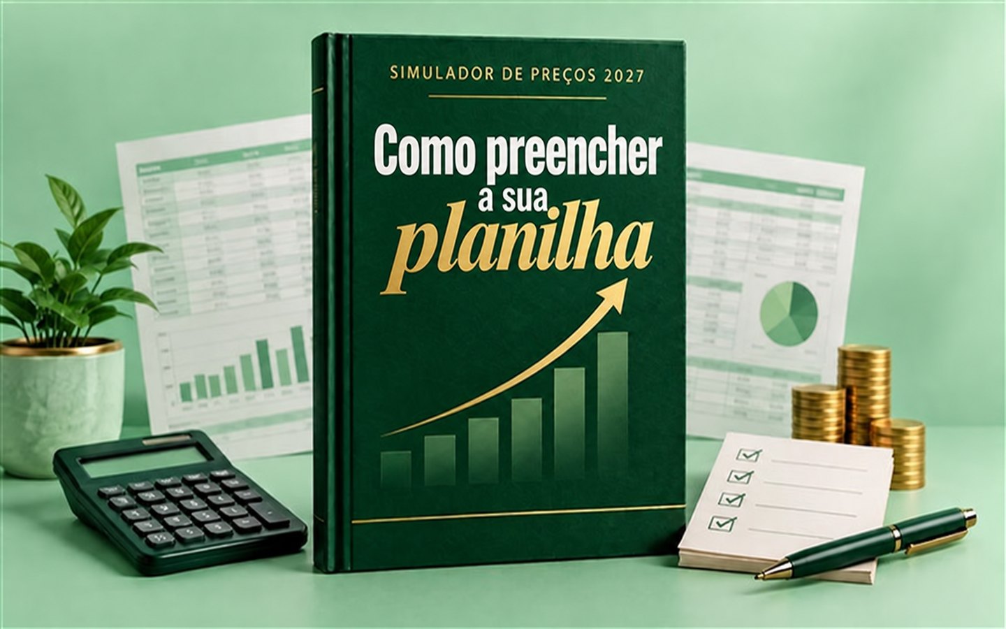 Mockup do guia de preenchimento da planilha